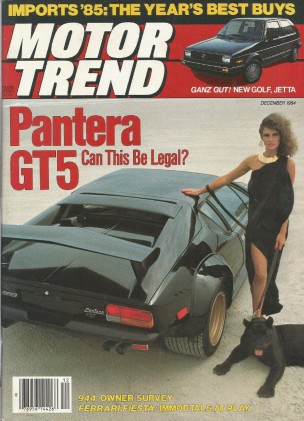 MOTOR TREND 1984 DEC - PATTERA GT5, FERRARIS, '33 SS1*